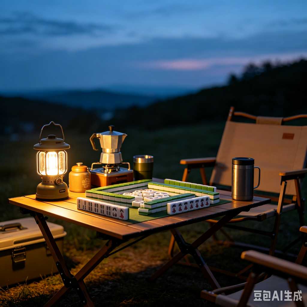 small mahjong mat portable